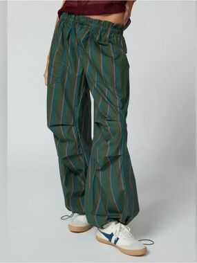 Urban Outfitters Sloan Poplin Striped Balloon
Pant